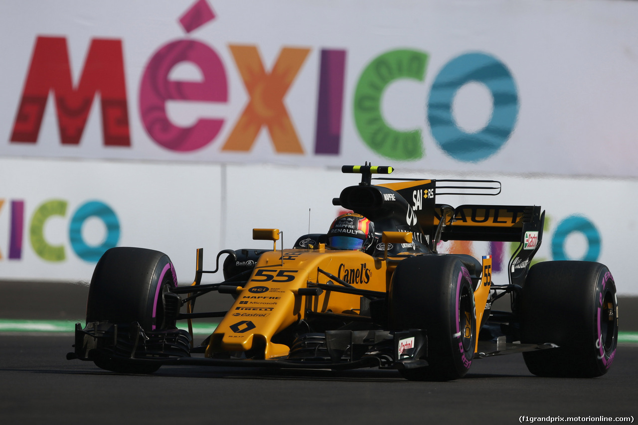 GP MESSICO, 27.10.2017 - Prove Libere 1, Carlos Sainz Jr (ESP) Renault Sport F1 Team RS17