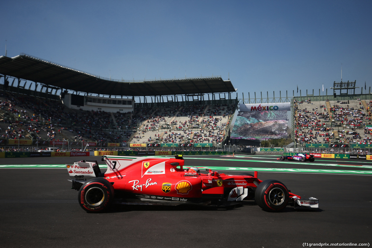 GP MESSICO, 27.10.2017 - Prove Libere 1, Kimi Raikkonen (FIN) Ferrari SF70H