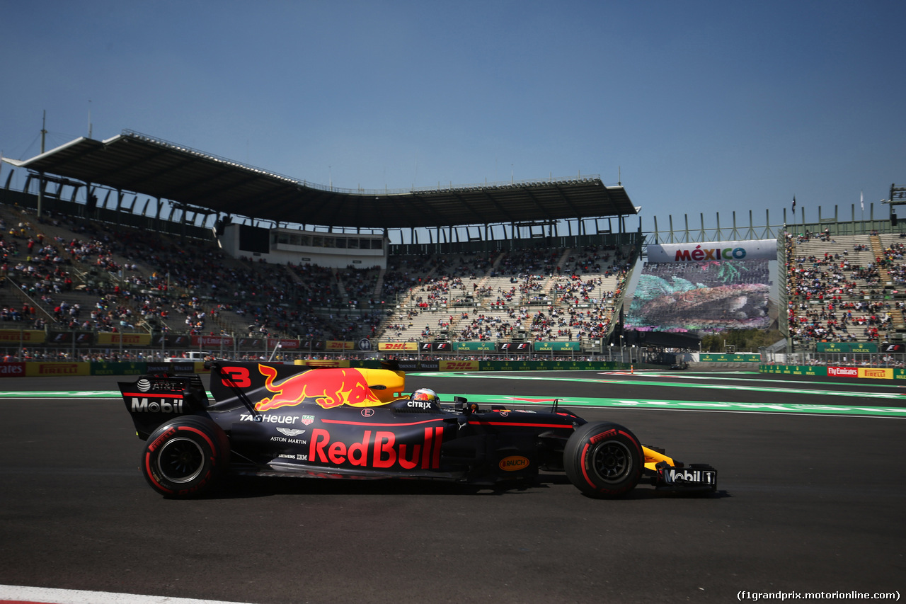 GP MESSICO, 27.10.2017 - Prove Libere 1, Daniel Ricciardo (AUS) Red Bull Racing RB13