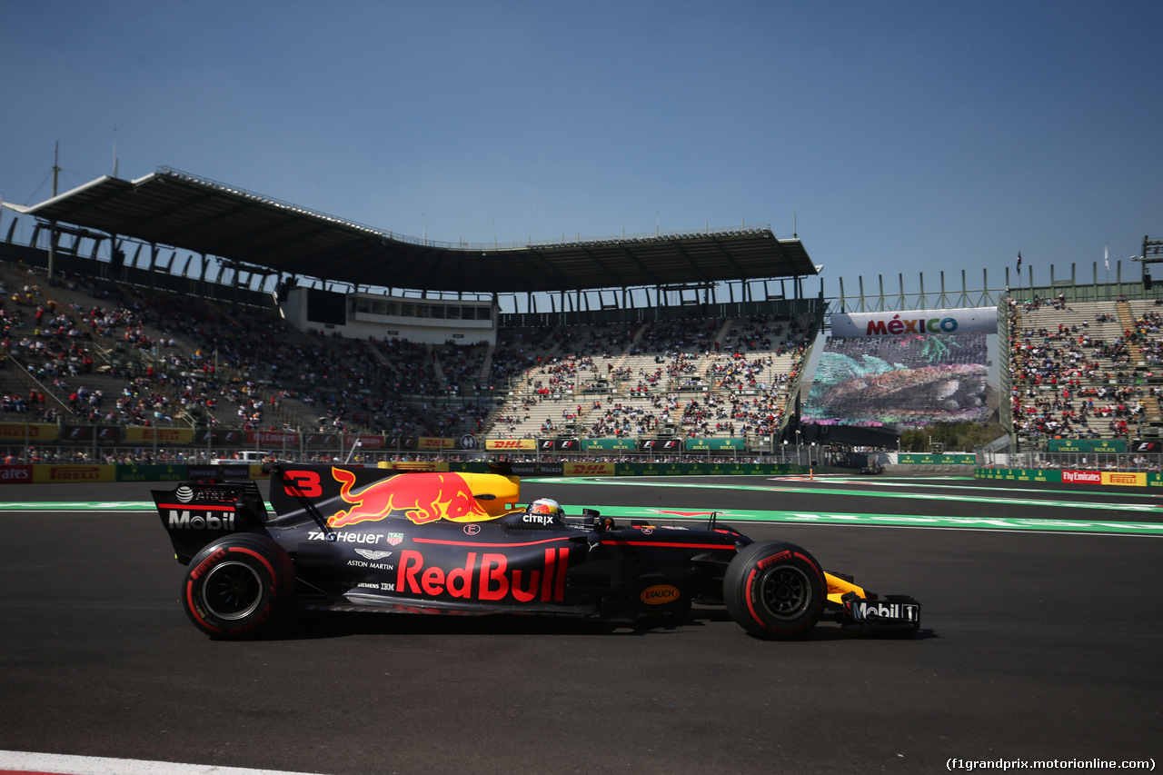 GP MESSICO, 27.10.2017 - Prove Libere 1, Daniel Ricciardo (AUS) Red Bull Racing RB13