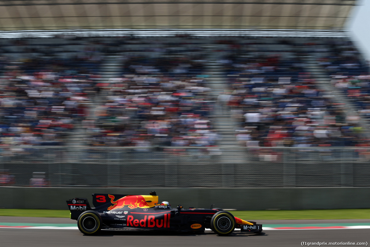GP MESSICO, 27.10.2017 - Prove Libere 2, Daniel Ricciardo (AUS) Red Bull Racing RB13