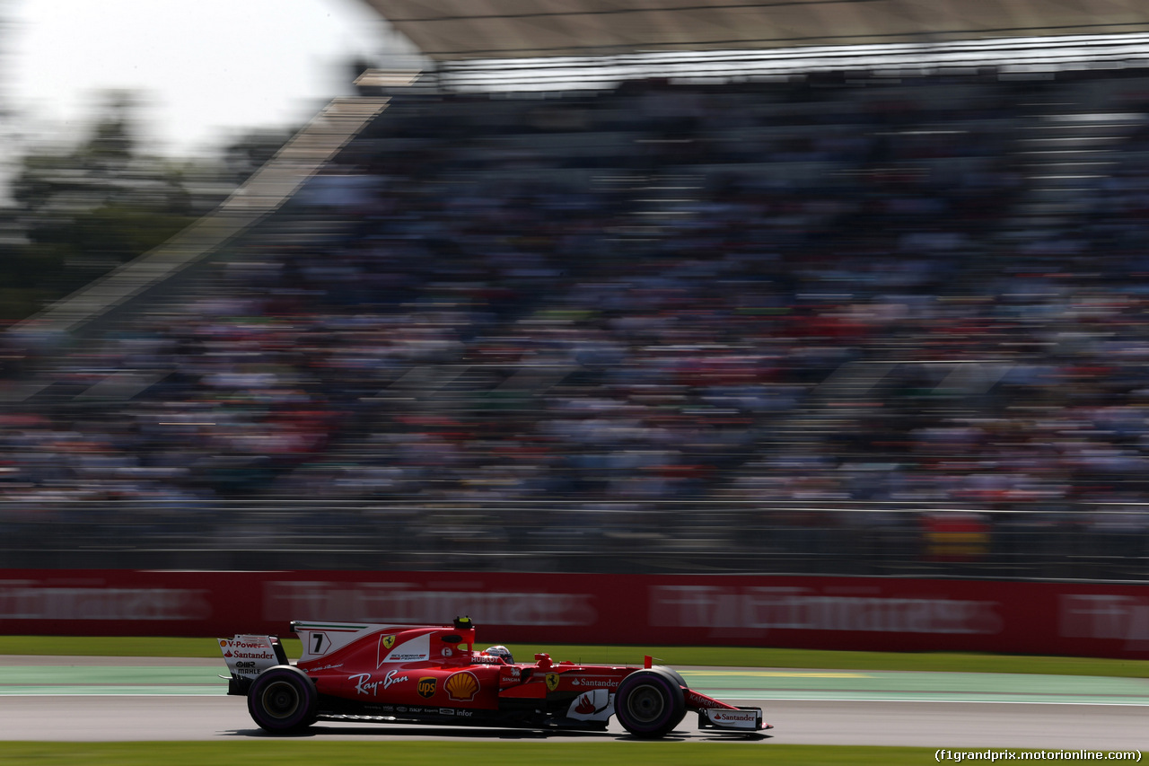 GP MESSICO, 27.10.2017 - Prove Libere 2, Kimi Raikkonen (FIN) Ferrari SF70H