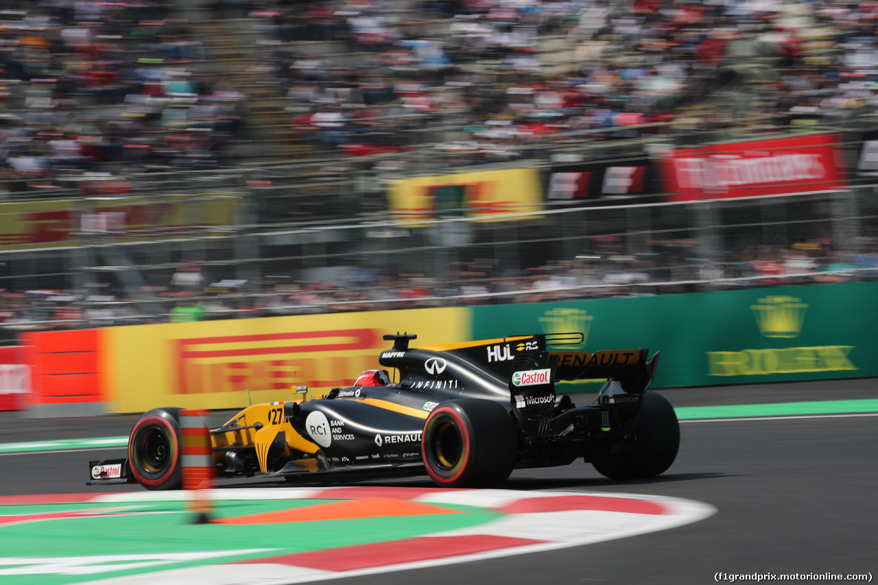 GP MESSICO, 27.10.2017 - Prove Libere 2, Nico Hulkenberg (GER) Renault Sport F1 Team RS17