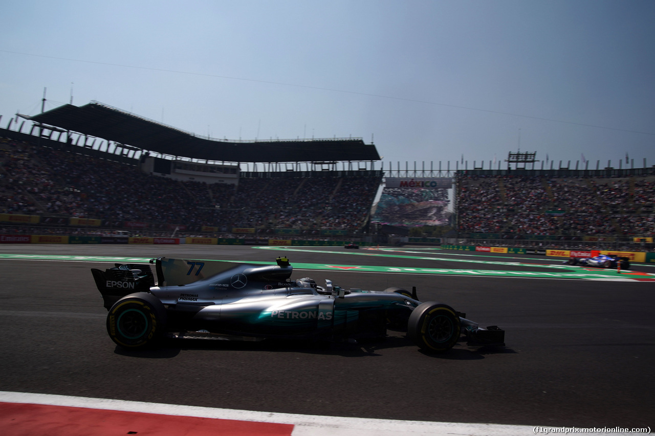 GP MESSICO, 27.10.2017 - Prove Libere 2, Valtteri Bottas (FIN) Mercedes AMG F1 W08