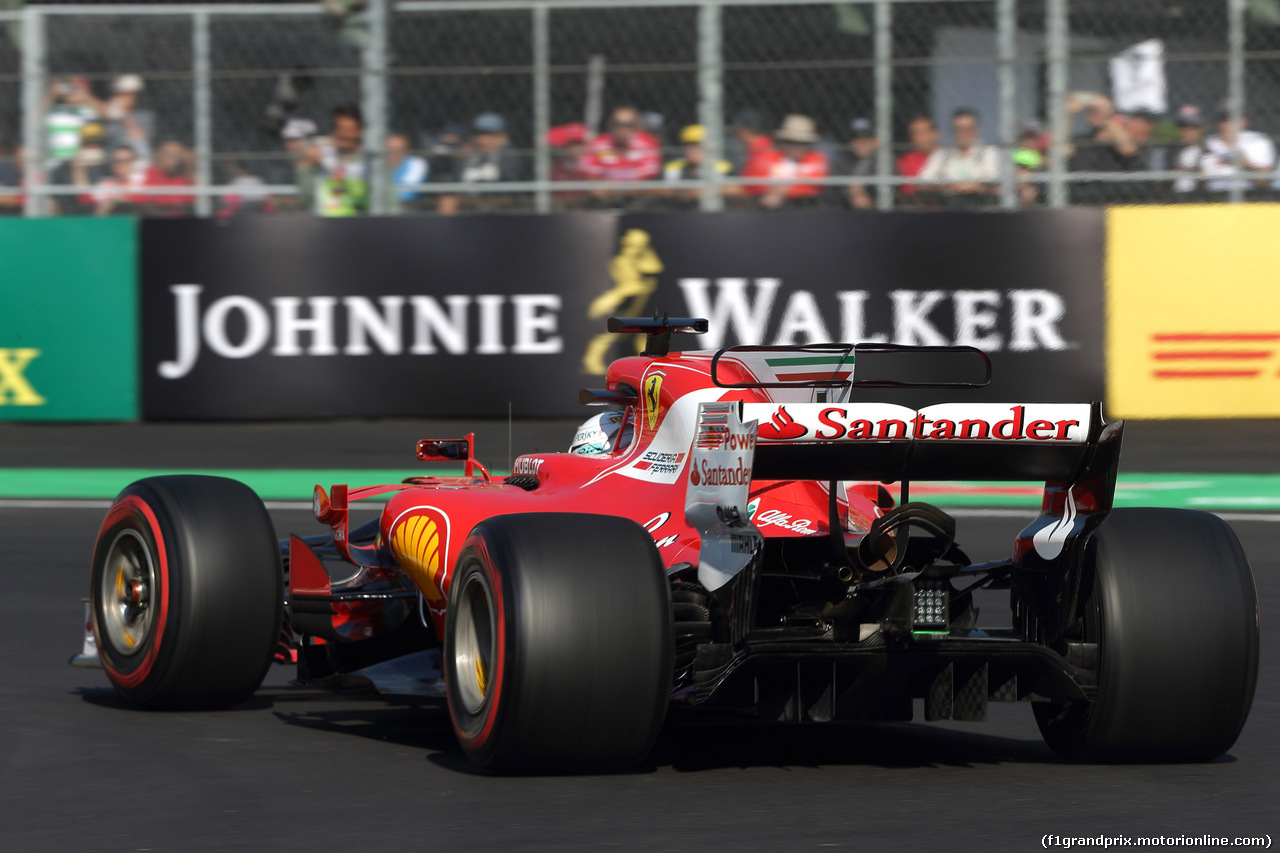 GP MESSICO, 27.10.2017 - Prove Libere 2, Sebastian Vettel (GER) Ferrari SF70H