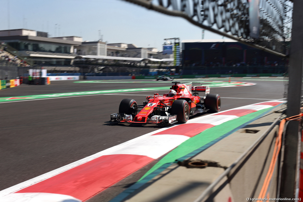 GP MESSICO, 27.10.2017 - Prove Libere 2, Sebastian Vettel (GER) Ferrari SF70H