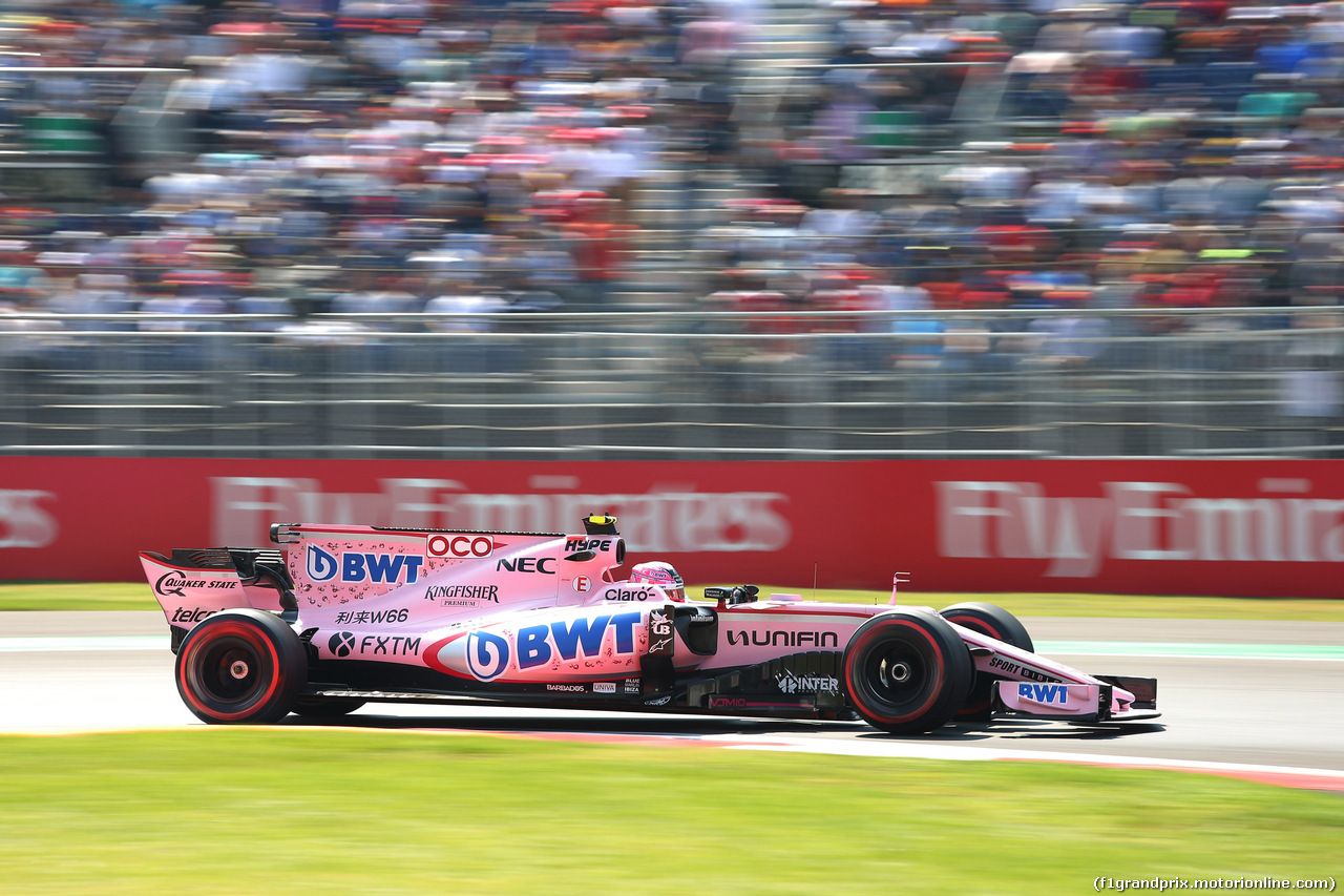 GP MESSICO, 27.10.2017 - Prove Libere 2, Esteban Ocon (FRA) Sahara Force India F1 VJM10