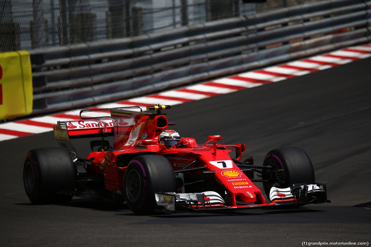 GP MONACO, 28.05.2017 - Gara, Kimi Raikkonen (FIN) Ferrari SF70H