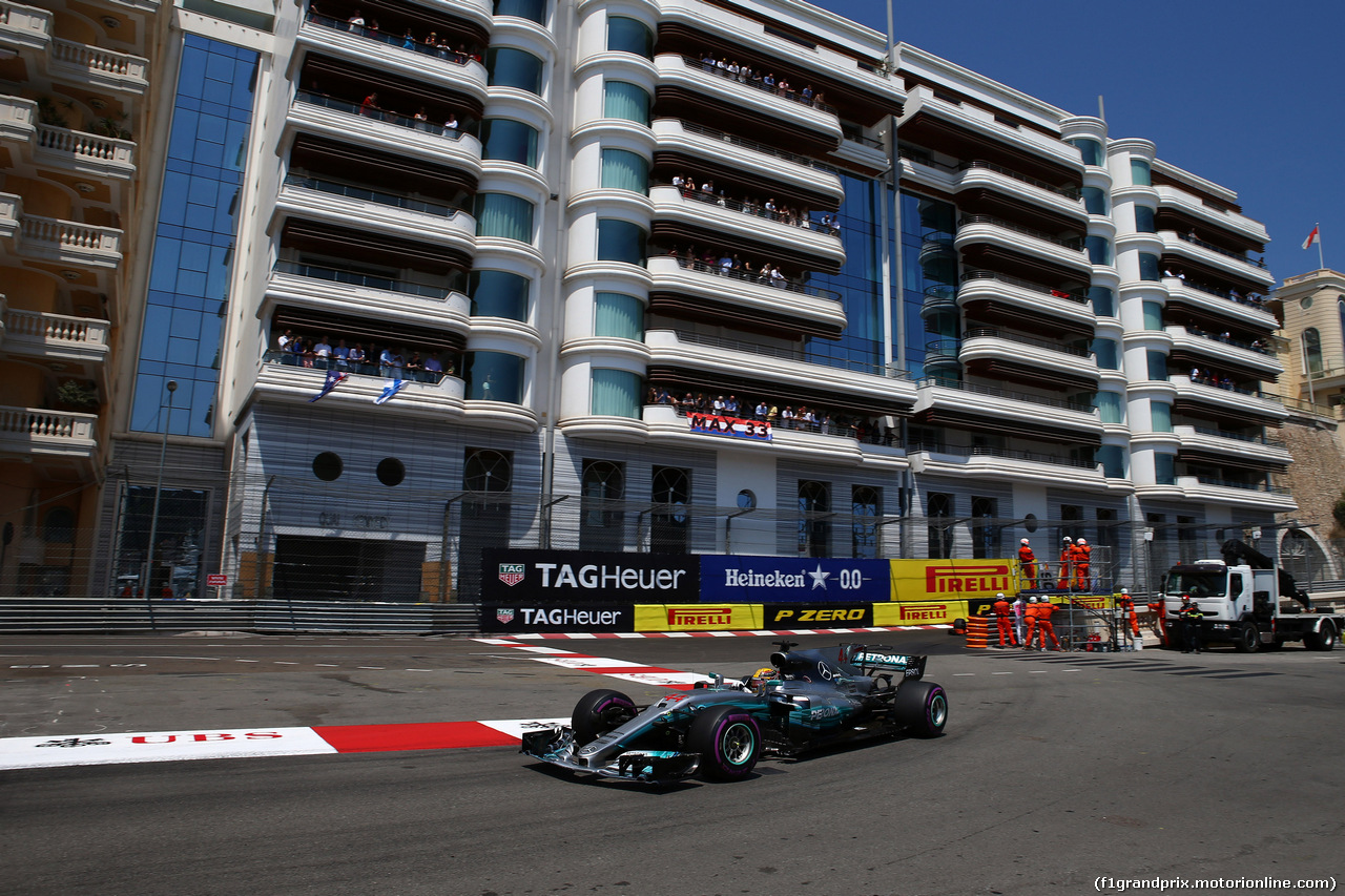 GP MONACO, 28.05.2017 - Gara, Lewis Hamilton (GBR) Mercedes AMG F1 W08