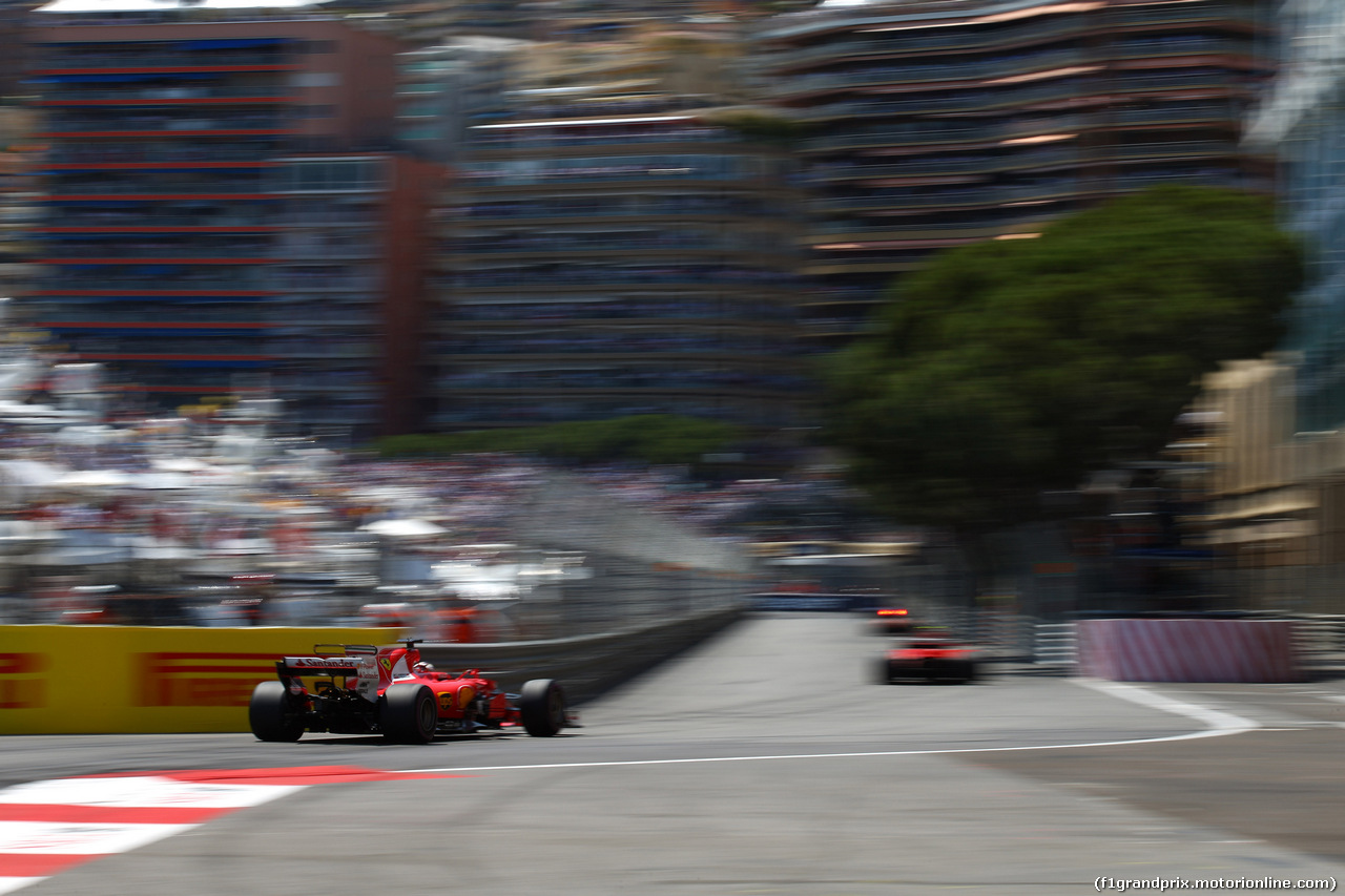 GP MONACO, 28.05.2017 - Gara, Sebastian Vettel (GER) Ferrari SF70H