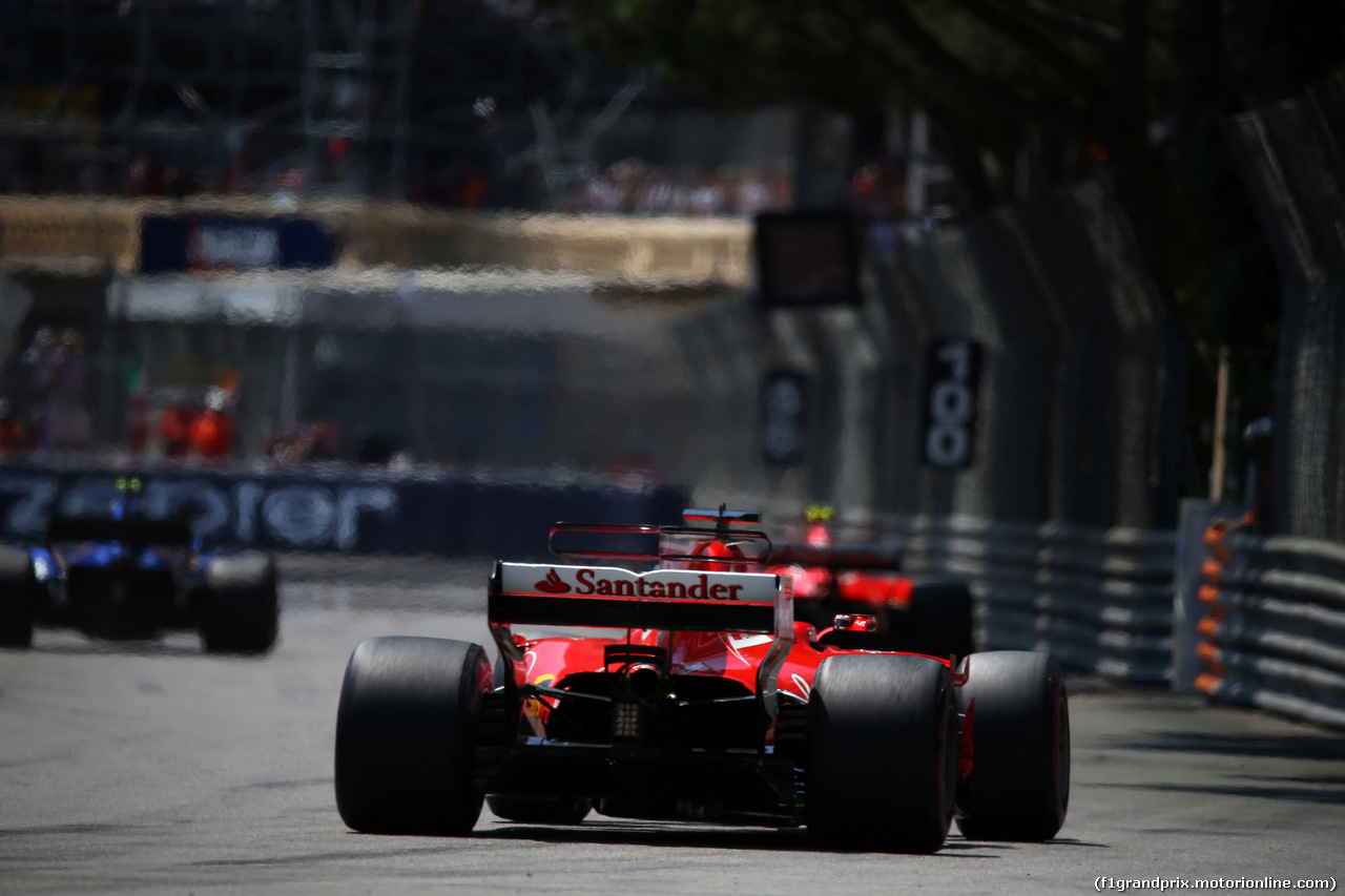GP MONACO, 28.05.2017 - Gara, Sebastian Vettel (GER) Ferrari SF70H