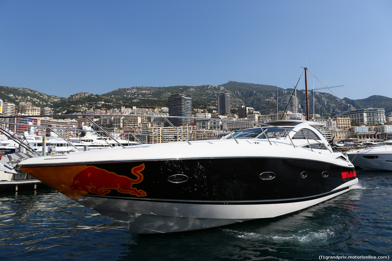 GP MONACO, 28.05.2017 - Gara, Red Bull boat