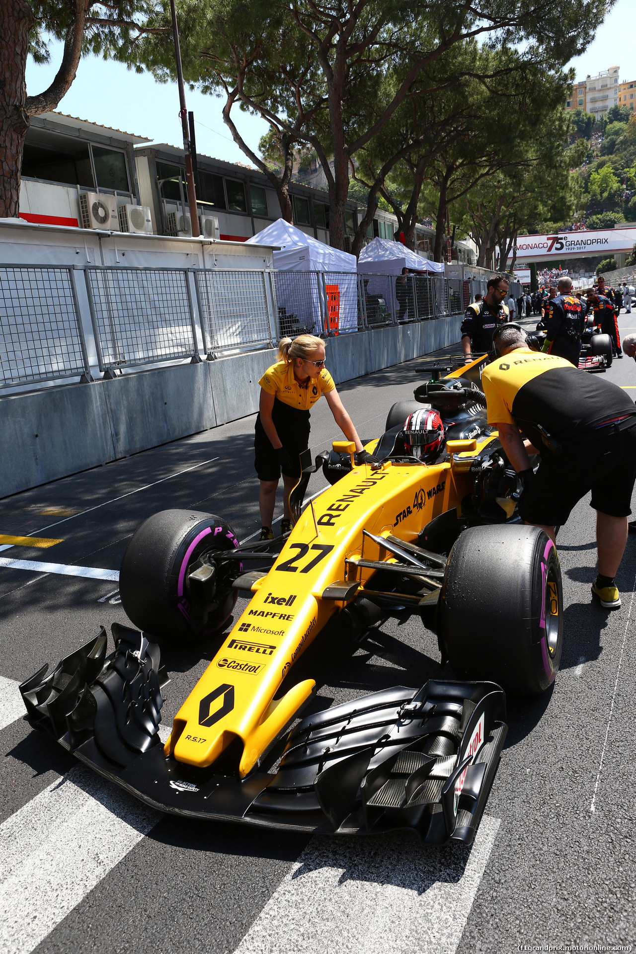 GP MONACO, 28.05.2017 - Gara, Nico Hulkenberg (GER) Renault Sport F1 Team RS17