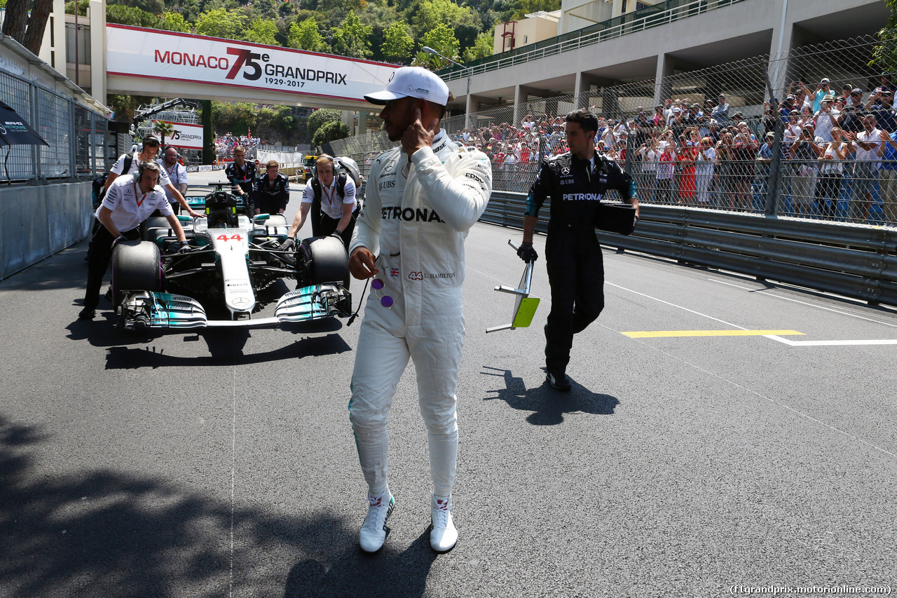 GP MONACO, 28.05.2017 - Gara, Lewis Hamilton (GBR) Mercedes AMG F1 W08