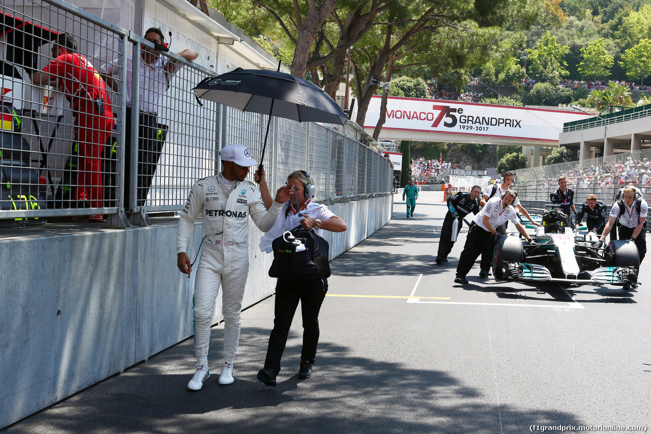 GP MONACO, 28.05.2017 - Gara, Lewis Hamilton (GBR) Mercedes AMG F1 W08