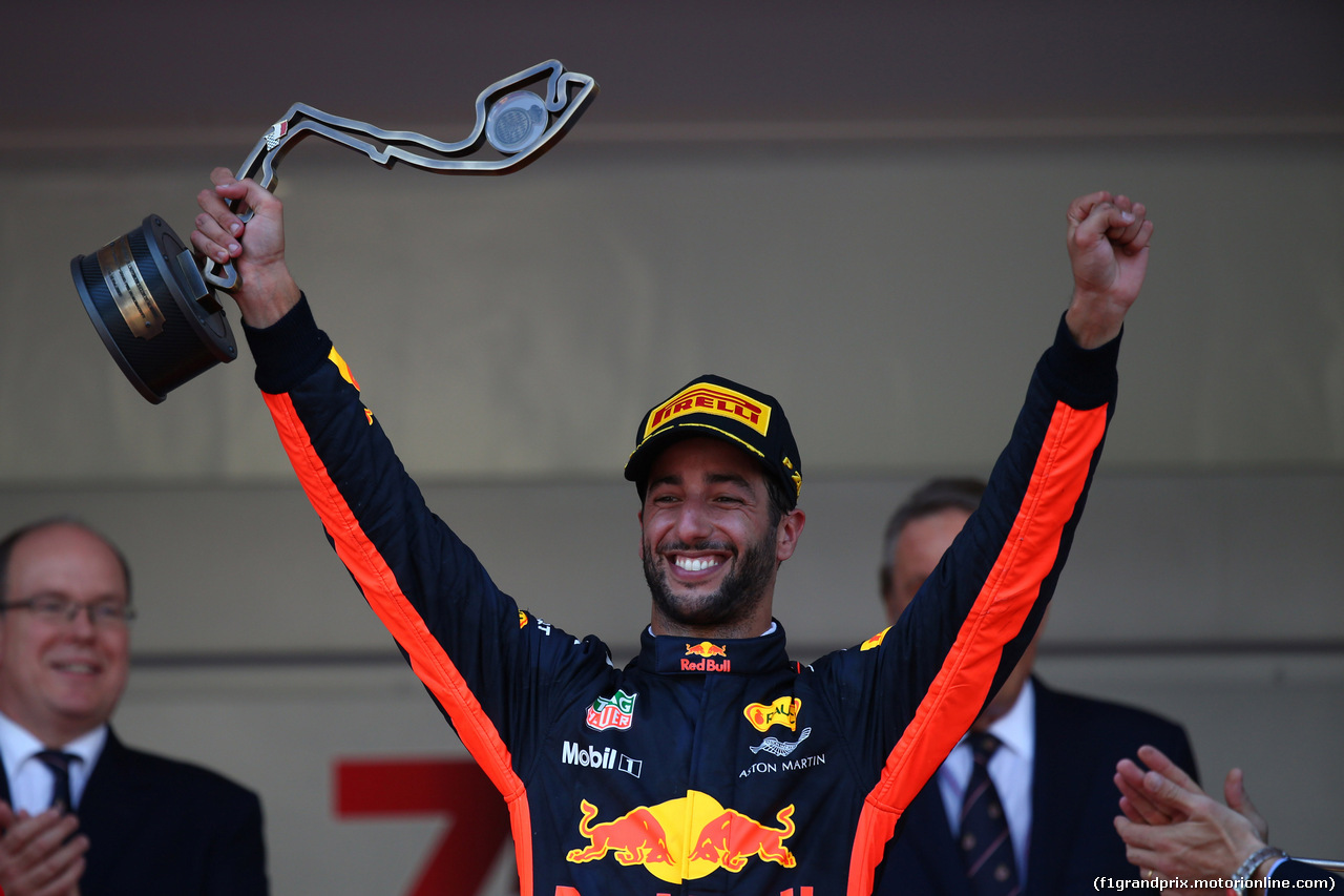 GP MONACO, 28.05.2017 - Gara, 3rd place Daniel Ricciardo (AUS) Red Bull Racing RB13