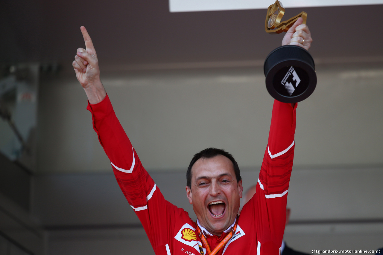 GP MONACO, 28.05.2017 - Gara, Riccardo Adami (ITA) Ferrari Gara Engineer