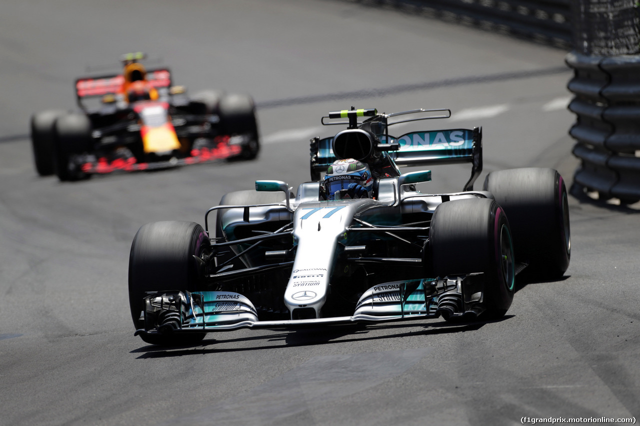 GP MONACO, 28.05.2017 - Gara, Valtteri Bottas (FIN) Mercedes AMG F1 W08