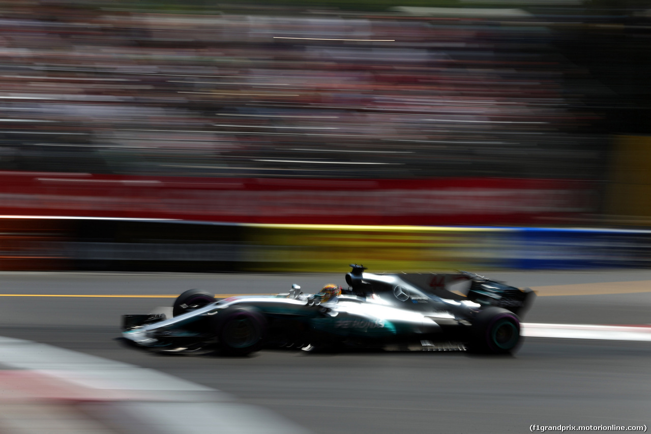 GP MONACO, 28.05.2017 - Gara, Lewis Hamilton (GBR) Mercedes AMG F1 W08