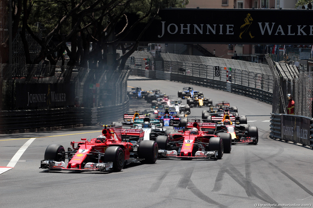 GP MONACO, 28.05.2017 - Gara, Start of the race