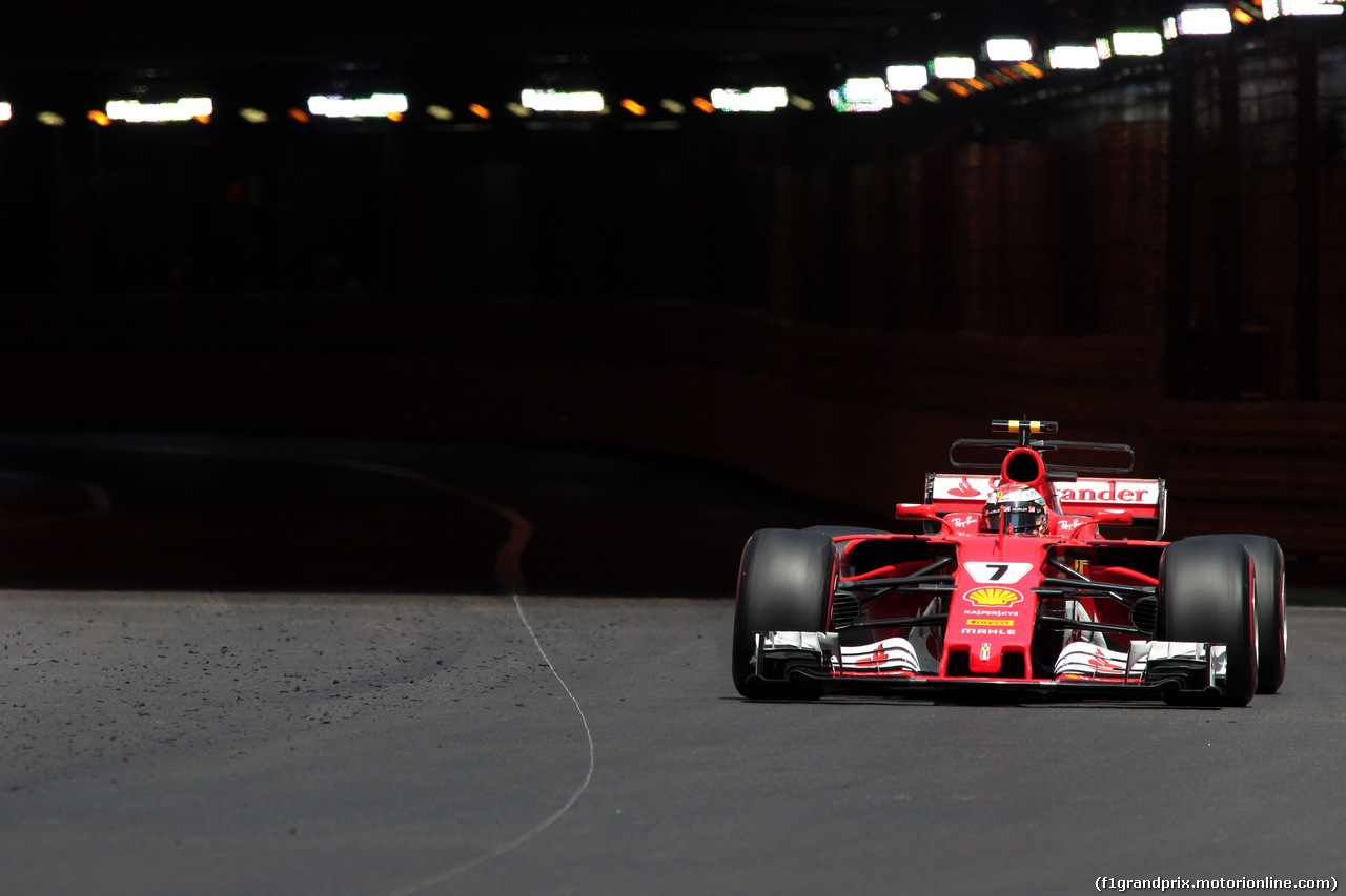 GP MONACO, 28.05.2017 - Gara, Kimi Raikkonen (FIN) Ferrari SF70H