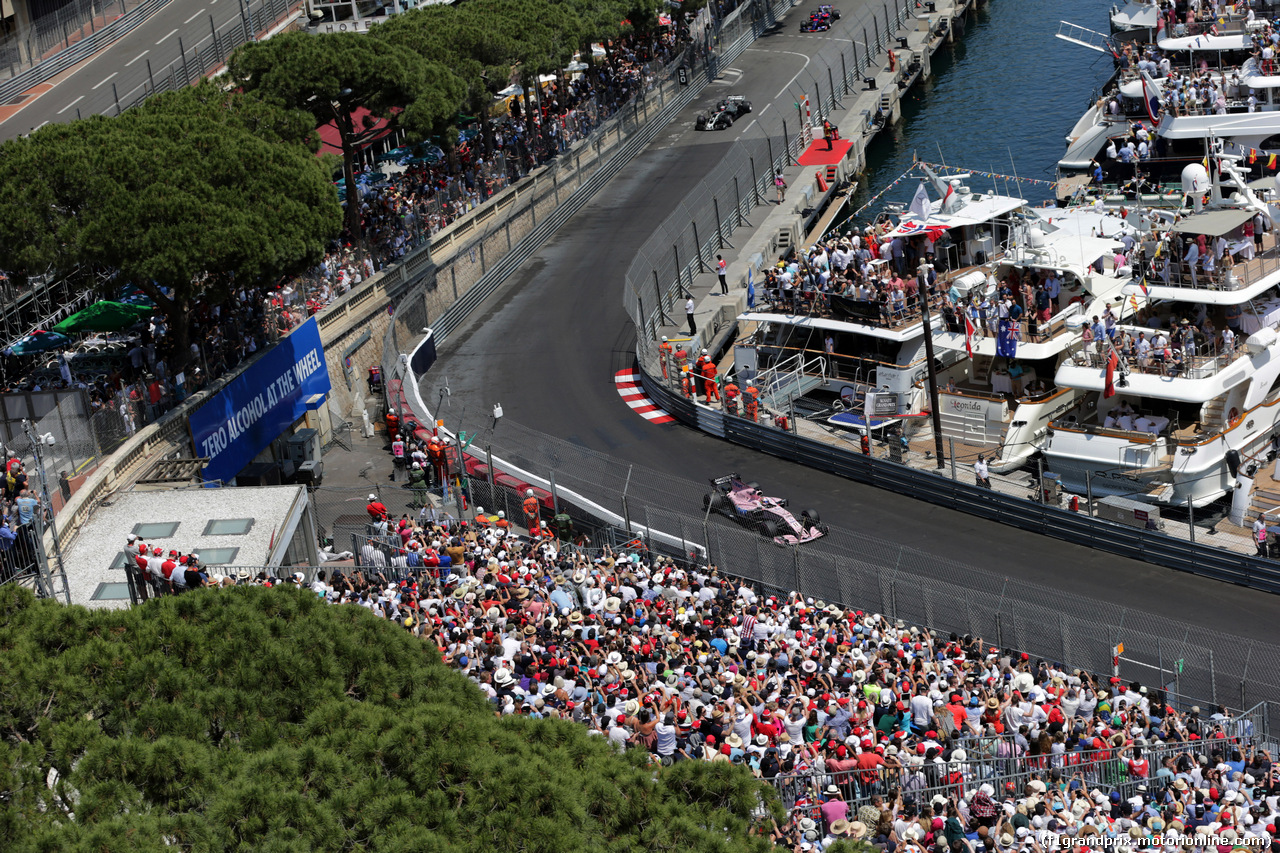 GP MONACO, 28.05.2017 - Gara, Sergio Perez (MEX) Sahara Force India F1 VJM010