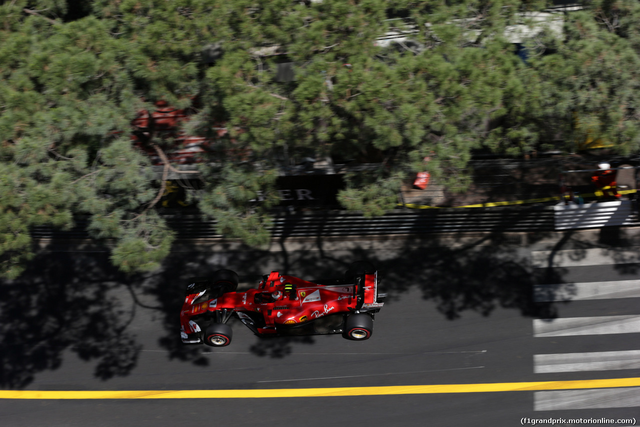 GP MONACO, 28.05.2017 - Gara, Kimi Raikkonen (FIN) Ferrari SF70H