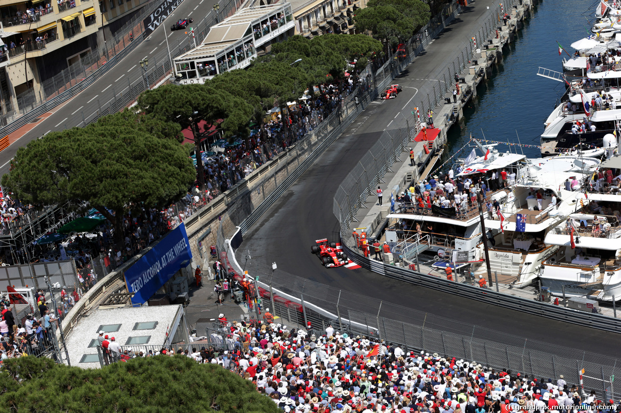 GP MONACO, 28.05.2017 - Gara, Sebastian Vettel (GER) Ferrari SF70H