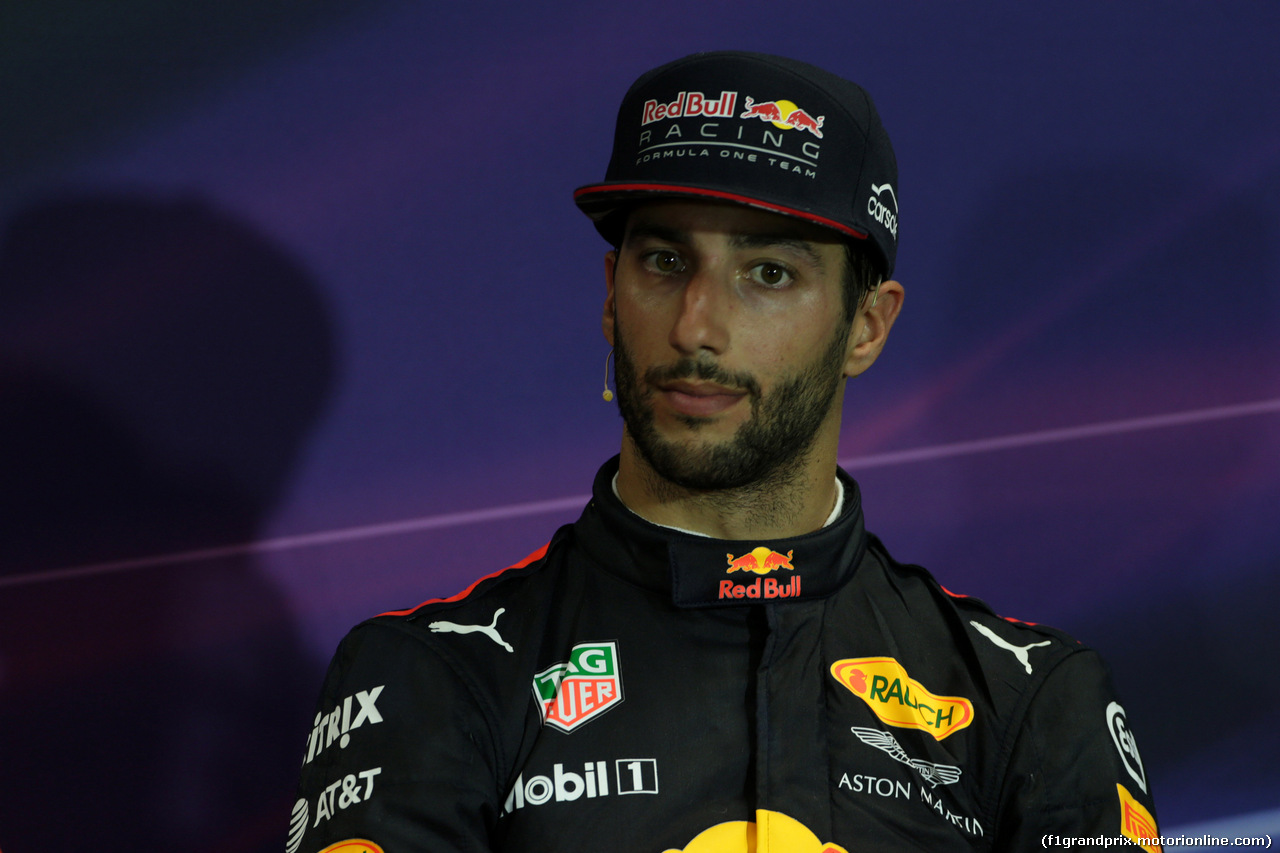 GP MONACO, 28.05.2017 - Gara, Conferenza Stampa, Daniel Ricciardo (AUS) Red Bull Racing RB13