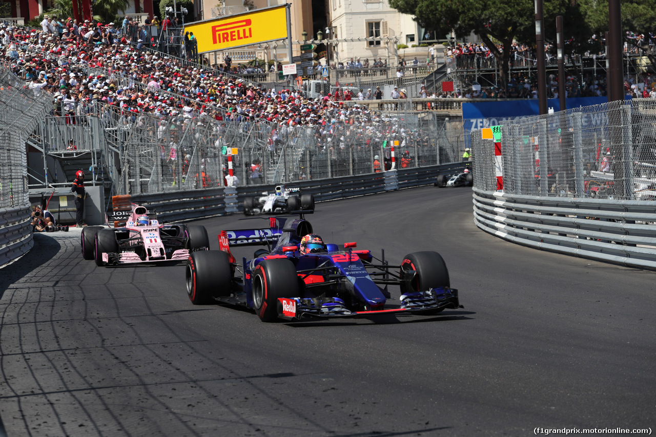 GP MONACO, 28.05.2017 - Gara, Daniil Kvyat (RUS) Scuderia Toro Rosso STR12
