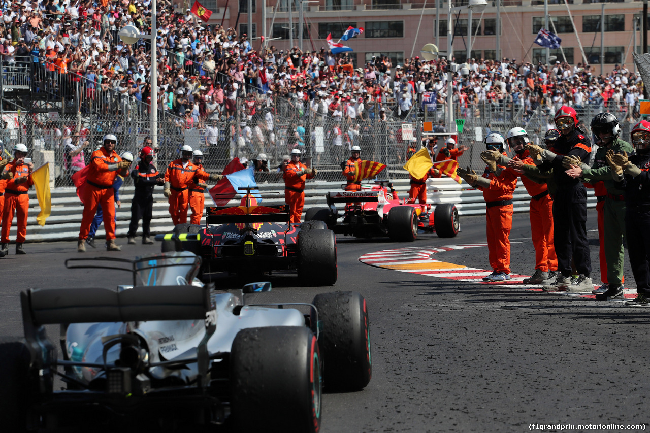 GP MONACO, 28.05.2017 - Gara, Sebastian Vettel (GER) Ferrari SF70H vincitore