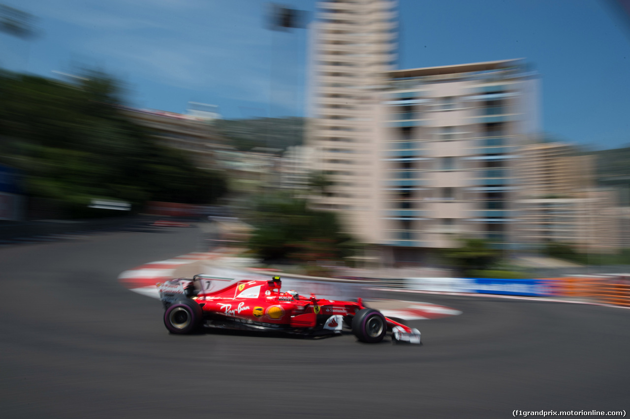 GP MONACO, 28.05.2017 - Gara, Kimi Raikkonen (FIN) Ferrari SF70H