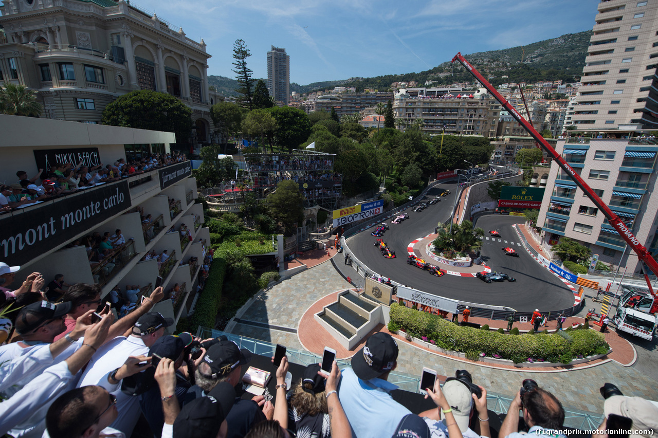 GP MONACO, 28.05.2017 - Gara, Start of the race