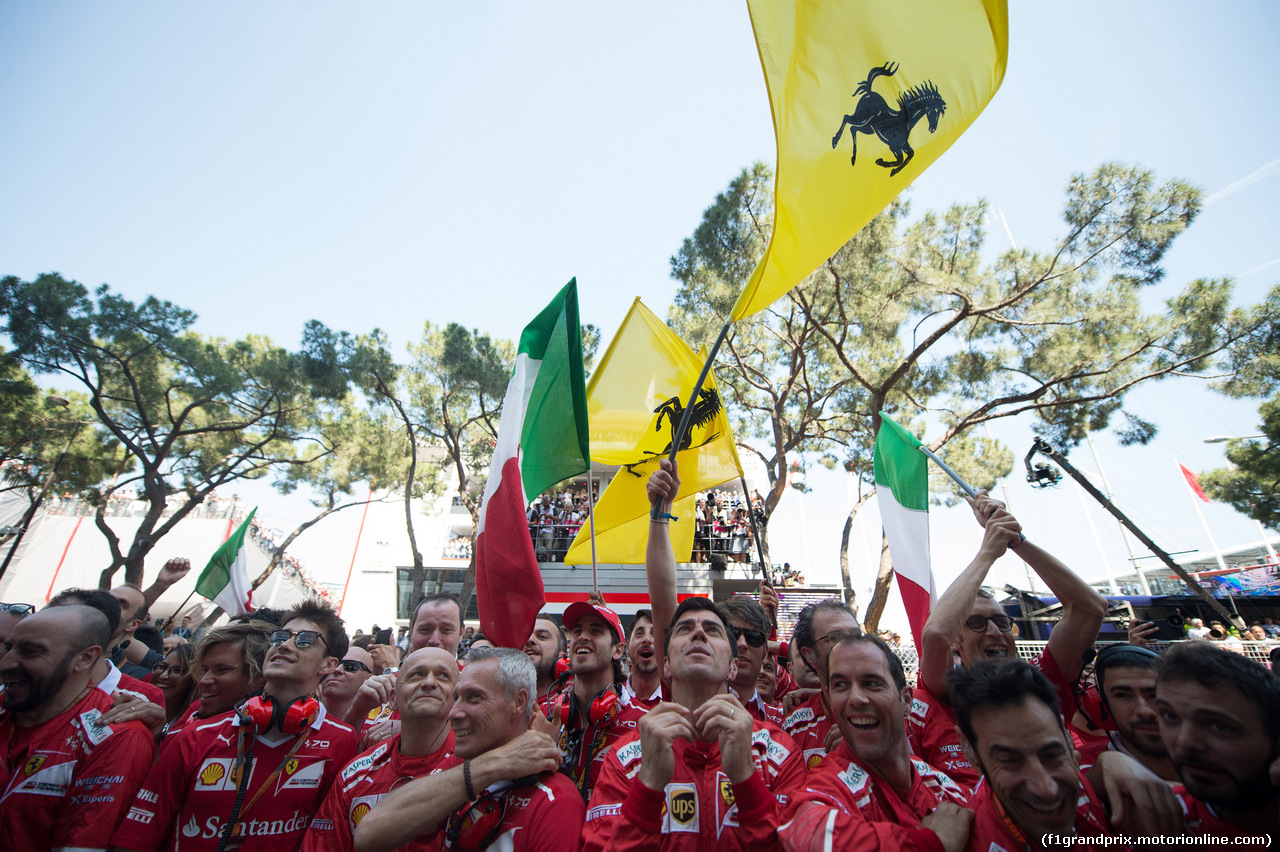 GP MONACO, 28.05.2017 - Gara, Ferrari meccanici