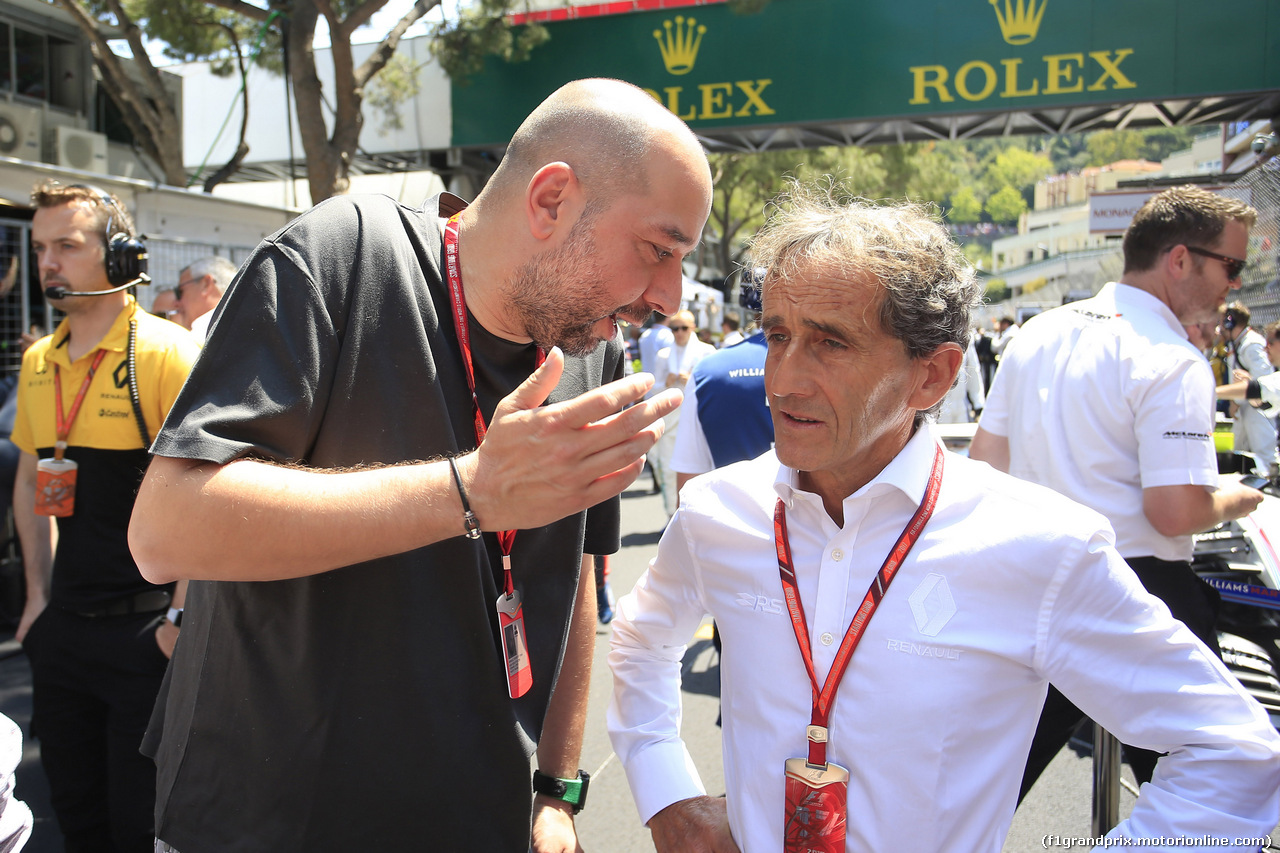 GP MONACO, 28.05.2017 - Gara, Alain Prost (FRA) Renault Sport F1 Team Special Advisor