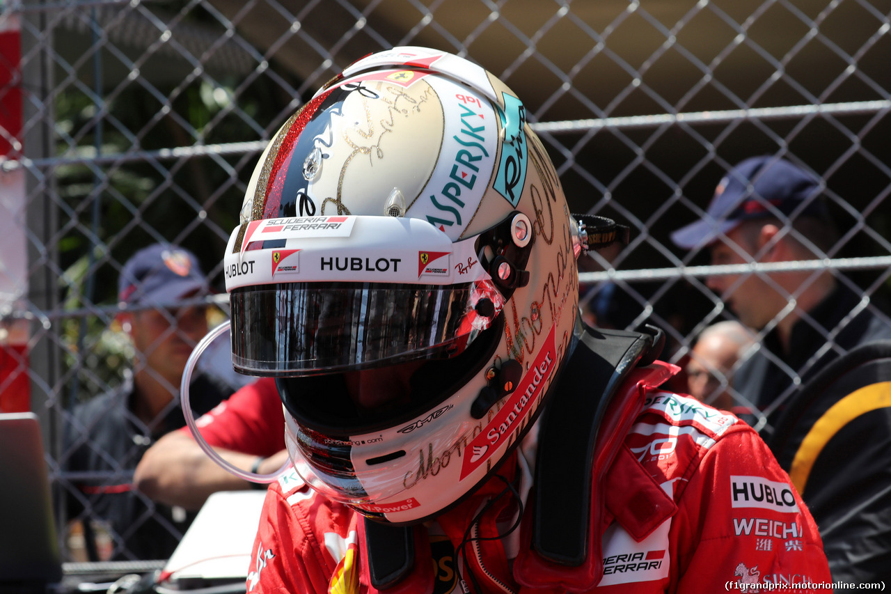 GP MONACO, 28.05.2017 - Gara, Sebastian Vettel (GER) Ferrari SF70H