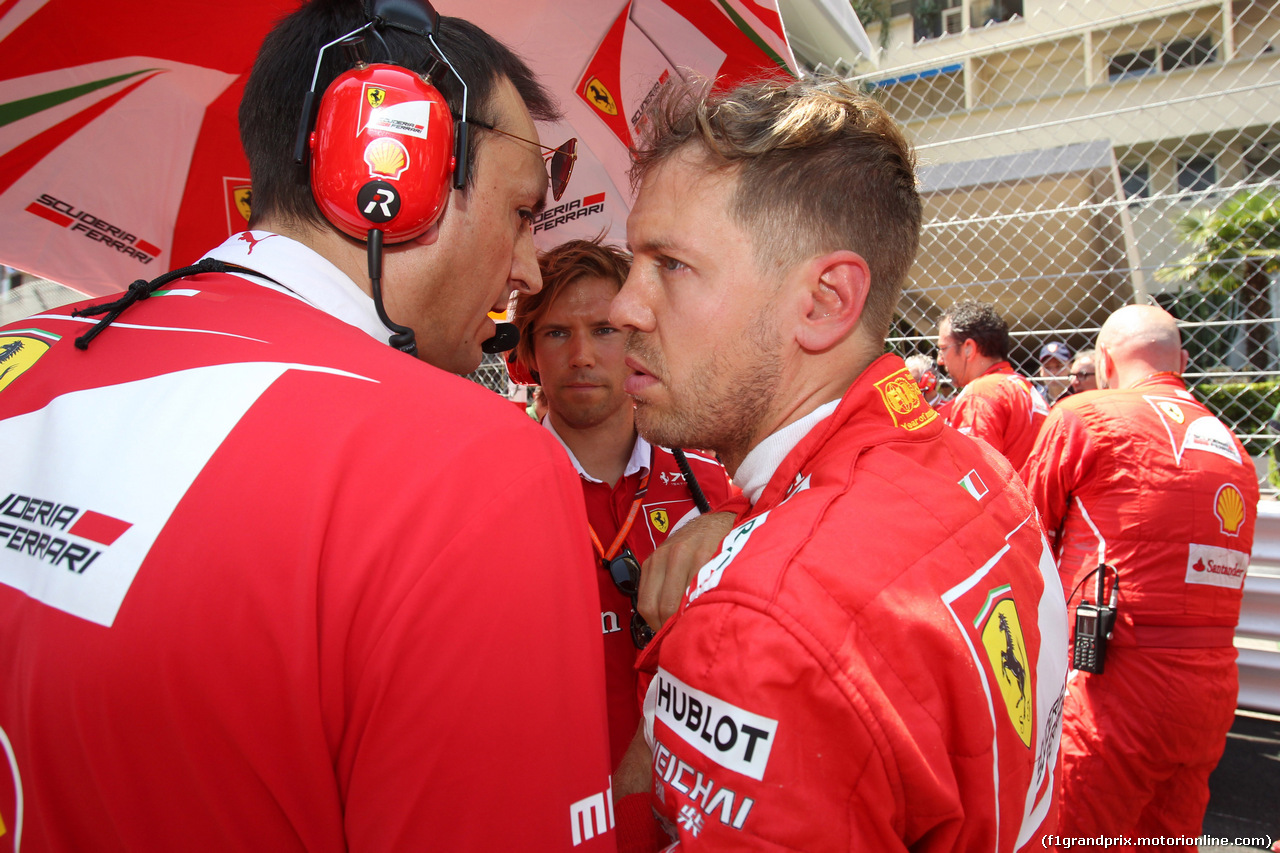 GP MONACO, 28.05.2017 - Gara, Sebastian Vettel (GER) Ferrari SF70H