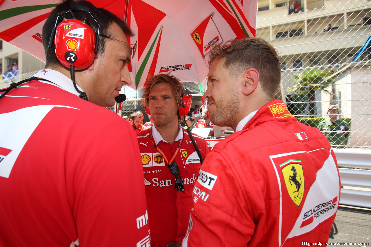 GP MONACO, 28.05.2017 - Gara, Sebastian Vettel (GER) Ferrari SF70H