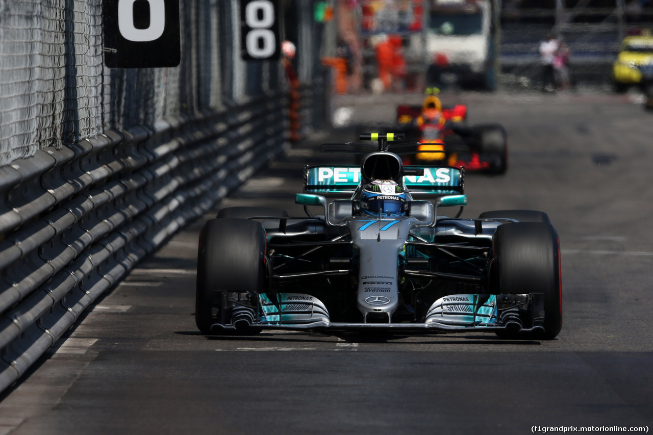 GP MONACO, 28.05.2017 - Gara, Valtteri Bottas (FIN) Mercedes AMG F1 W08