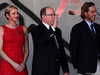 GP MONACO, 28.05.2017 - Gara, Charlene Wittstock Princess of Monaco, S.A.S. Prince Albert II e Andrea Casiraghi