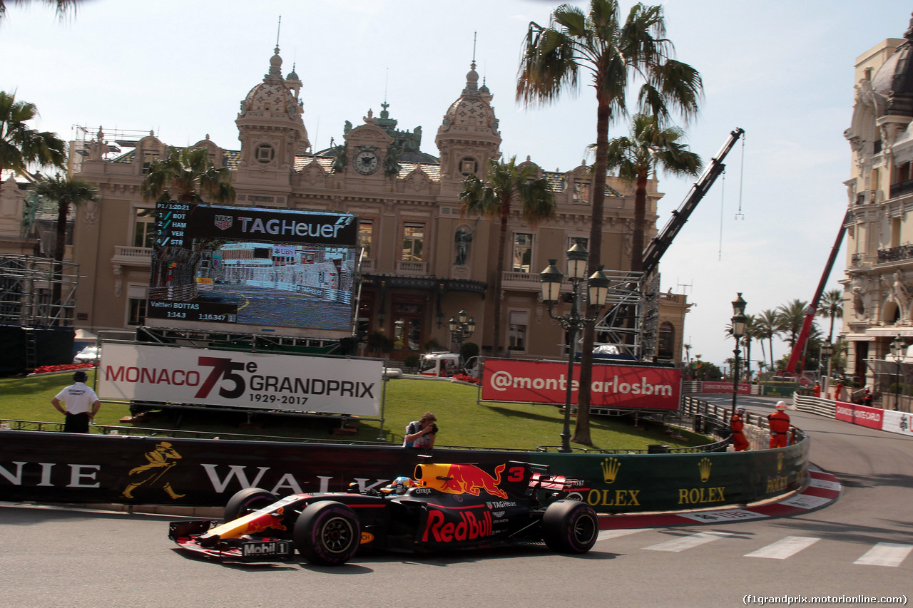 GP MONACO, 25.05.2017 - Prove Libere 1, Daniel Ricciardo (AUS) Red Bull Racing RB13
