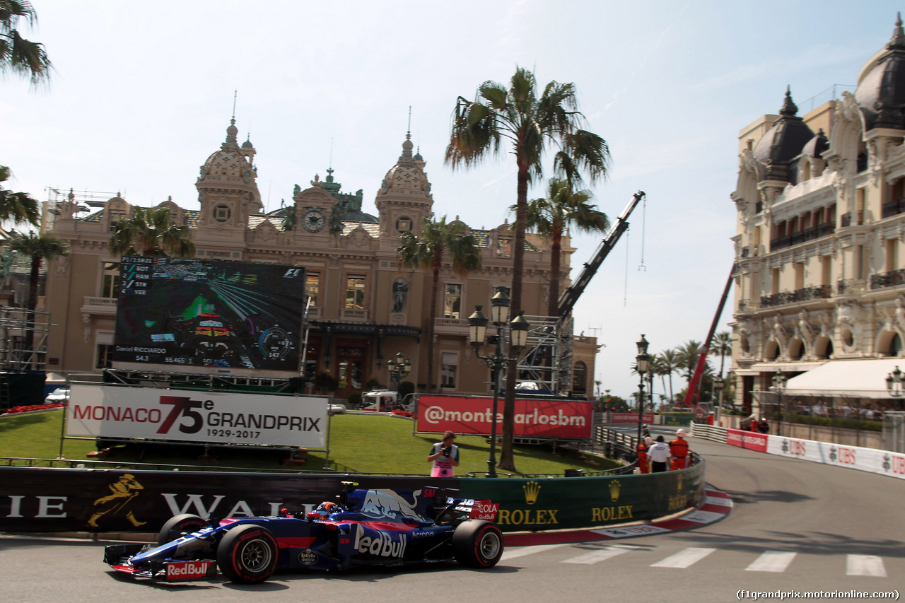 GP MONACO, 25.05.2017 - Prove Libere 1, Carlos Sainz Jr (ESP) Scuderia Toro Rosso STR12