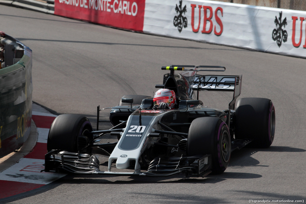 GP MONACO, 25.05.2017 - Prove Libere 1, Kevin Magnussen (DEN) Haas F1 Team VF-17