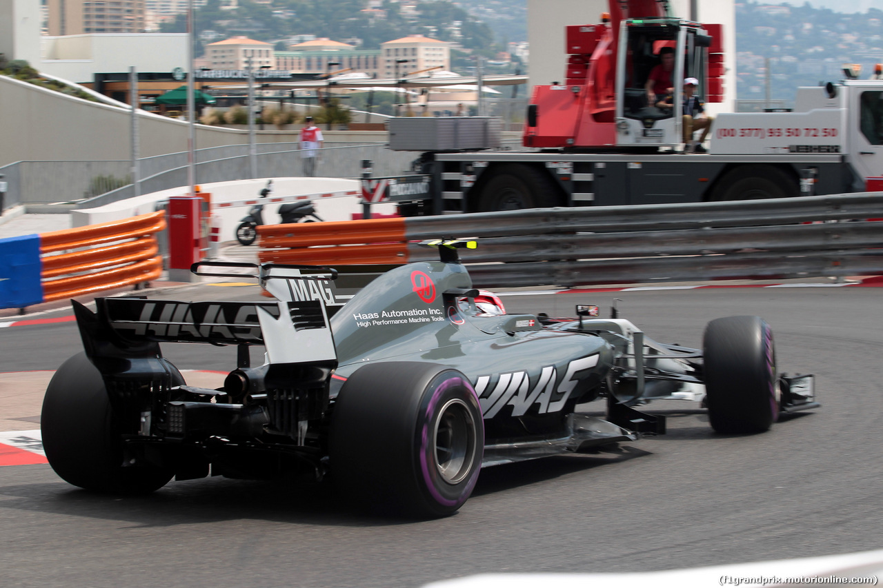 GP MONACO, 25.05.2017 - Prove Libere 1, Kevin Magnussen (DEN) Haas F1 Team VF-17