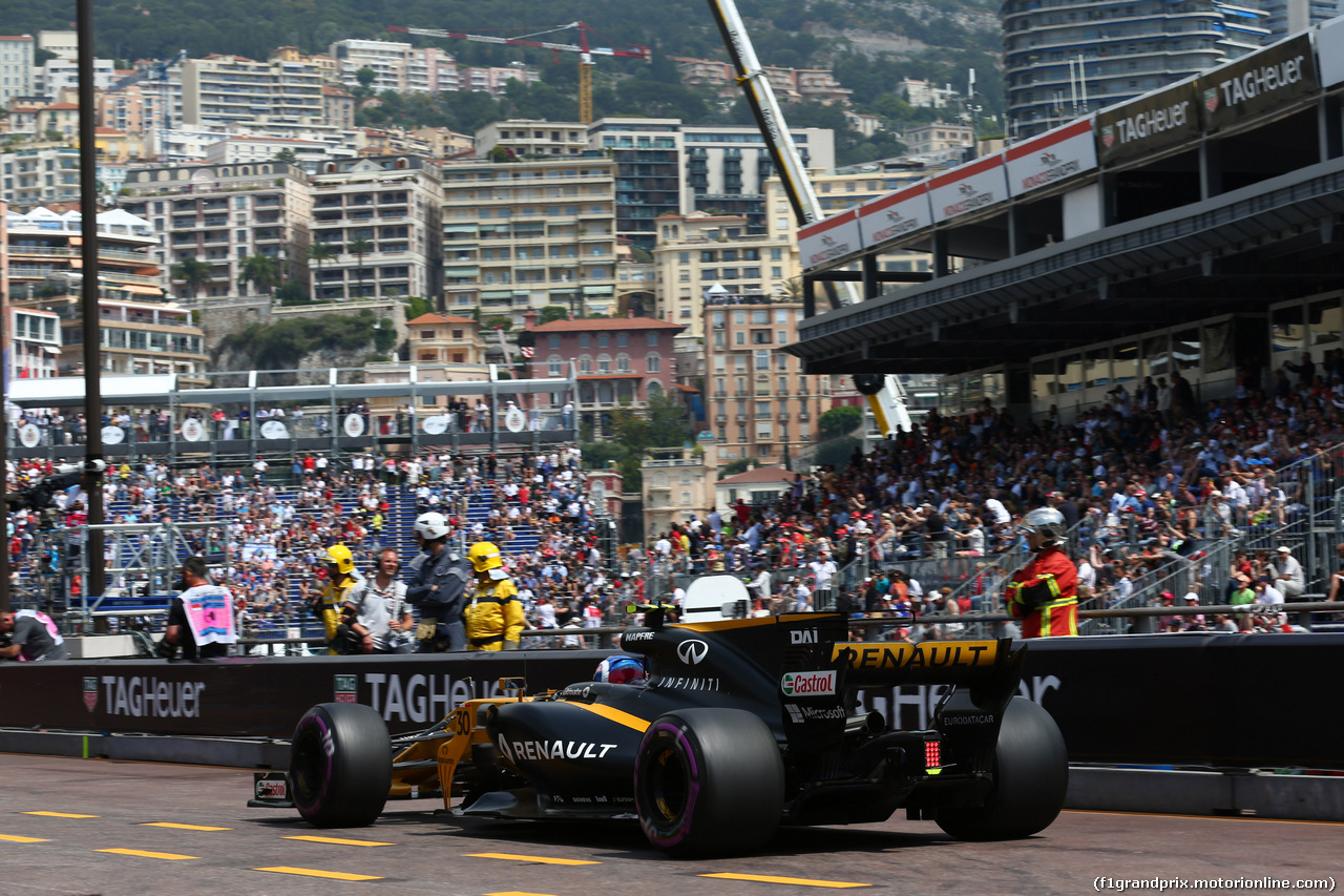 GP MONACO, 25.05.2017 - Prove Libere 1, Jolyon Palmer (GBR) Renault Sport F1 Team RS17