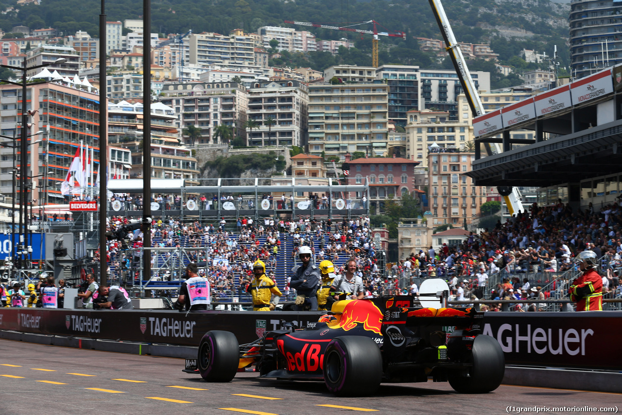 GP MONACO, 25.05.2017 - Prove Libere 1, Max Verstappen (NED) Red Bull Racing RB13
