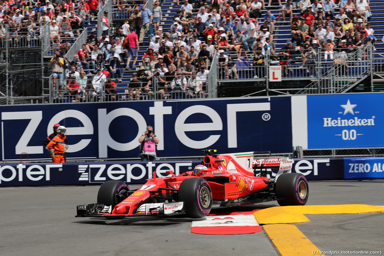 GP MONACO, 25.05.2017 - Prove Libere 1, Kimi Raikkonen (FIN) Ferrari SF70H
