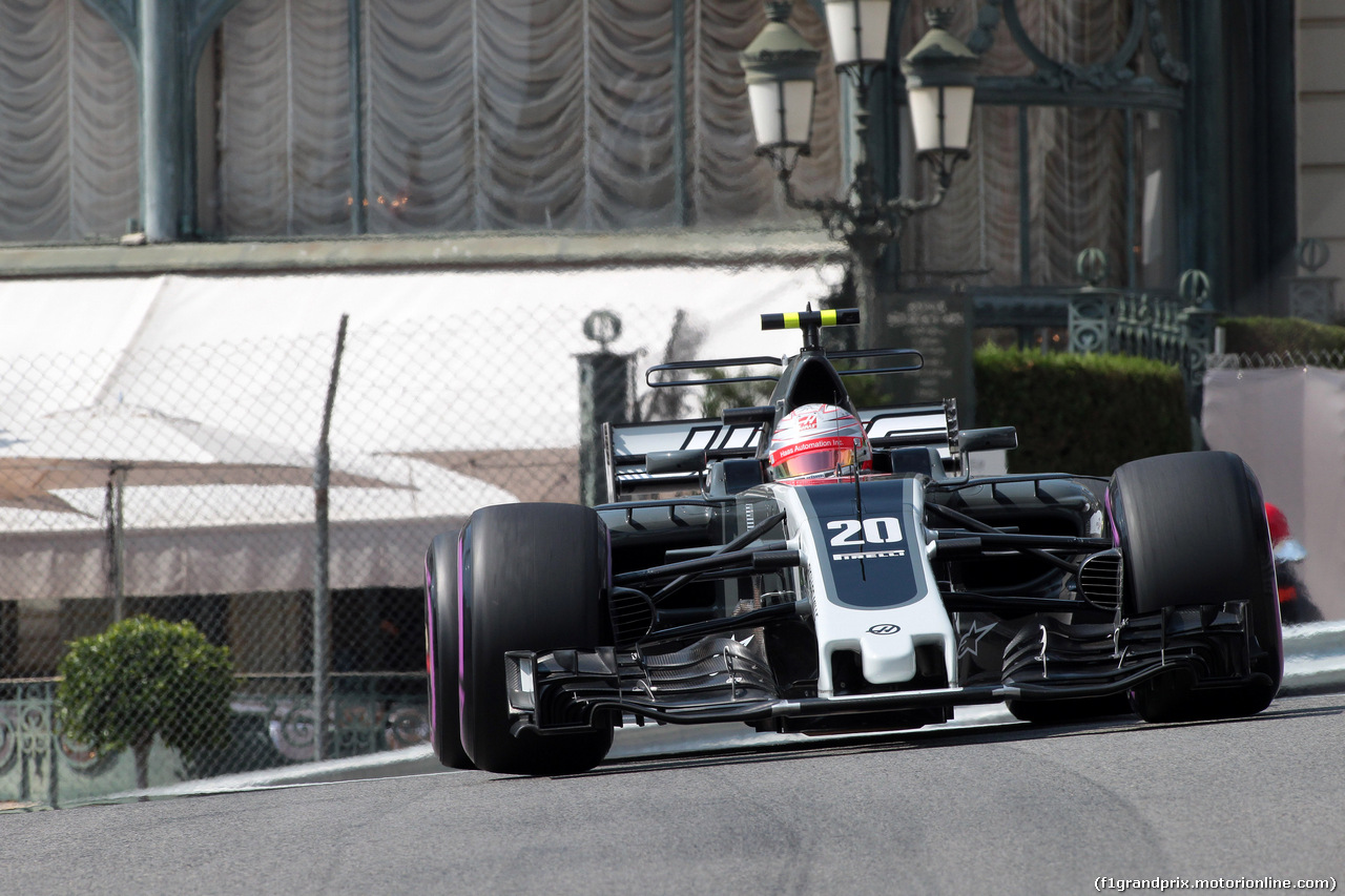 GP MONACO, 25.05.2017 - Prove Libere 1, Kevin Magnussen (DEN) Haas F1 Team VF-17