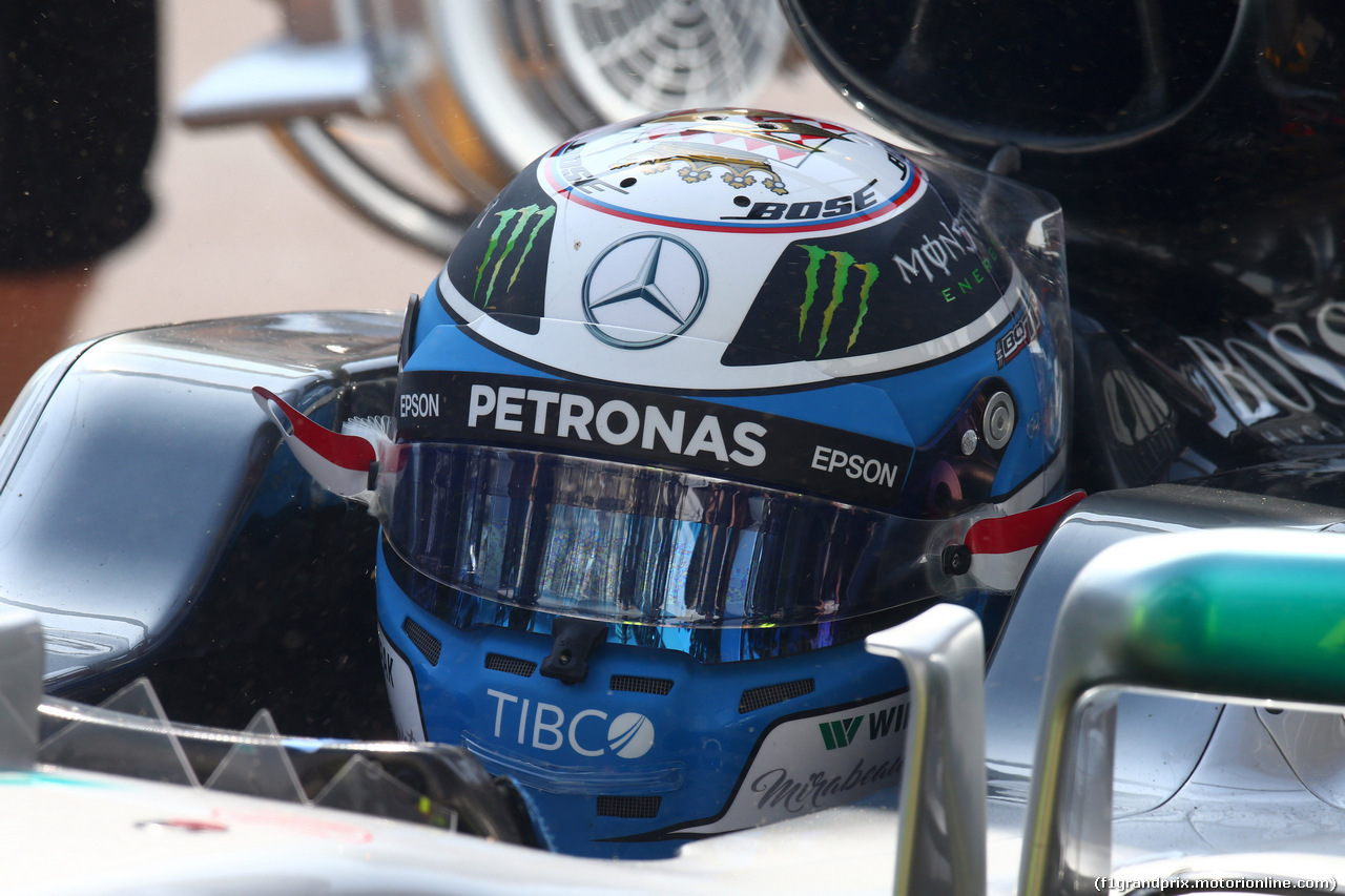 GP MONACO, 25.05.2017 - Prove Libere 1, Valtteri Bottas (FIN) Mercedes AMG F1 W08