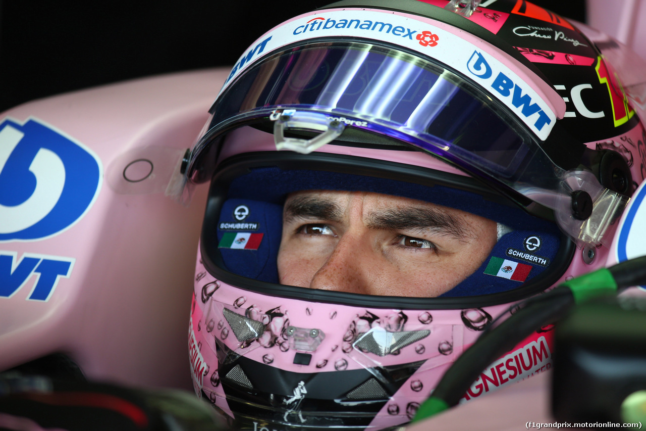 GP MONACO, 25.05.2017 - Prove Libere 1, Sergio Perez (MEX) Sahara Force India F1 VJM010